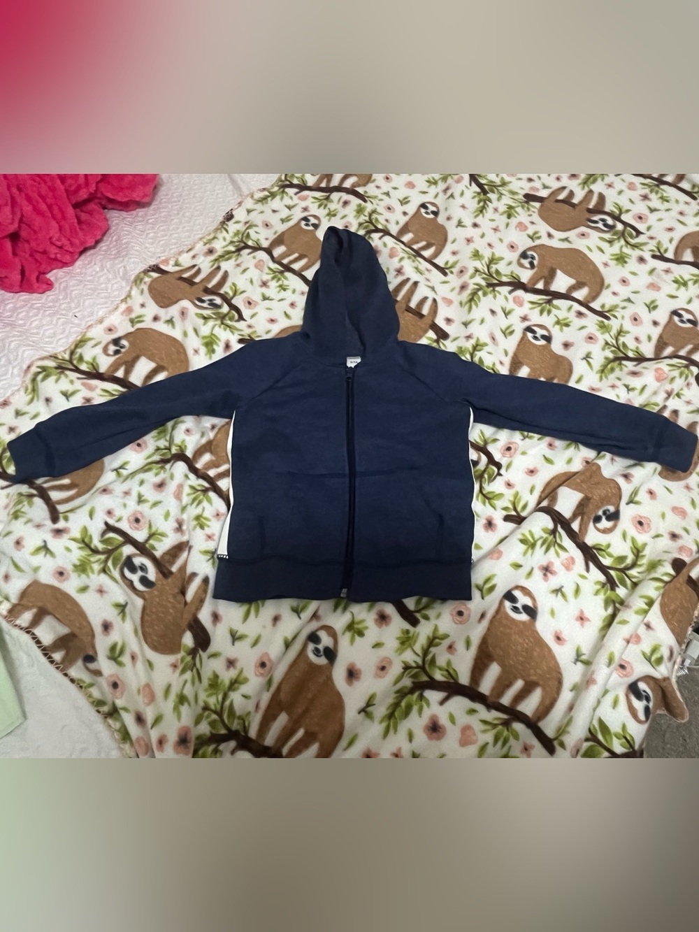 Kids Navy Zip-Up Hoodie - Unbranded / 5T